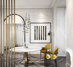 Стул с подлокотниками Gala Стул с подлокотниками Gala фабрика Capital Decor