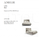 Кровать Amelie Capital Decor