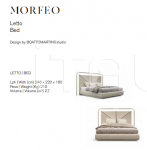 Кровать Morfeo Capital Decor