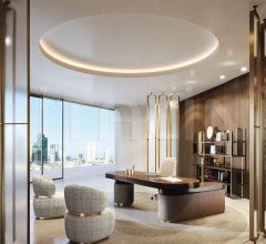 Итальянские Кабинет - Кресло Diva Office XL фабрика Capital Decor