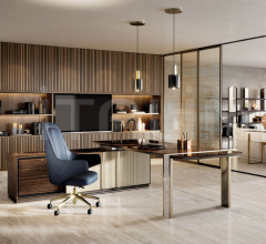 Итальянские Письменные столы - Письменный стол Lincoln XL Итальянские Письменные столы - Письменный стол Lincoln XL фабрика Capital Decor