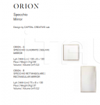 Зеркало Orion Q Capital Decor