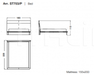 Кровать Starlight ST703/P/ST704/P/ST705/P Cipriani Homood