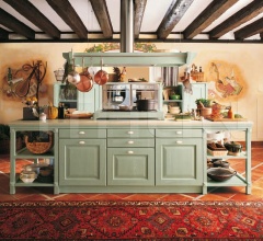 Кухня Verde antico cipria фабрика Antares Cucine