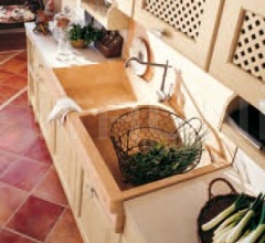 Кухня Verde antico cipria фабрика Antares Cucine