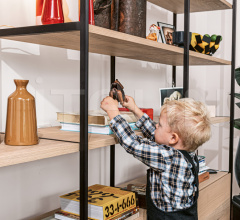 Итальянские Стеллажи - Книжный стеллаж BC 06 RooM68 Highboard Итальянские Стеллажи - Книжный стеллаж BC 06 RooM68 Highboard фабрика Janua