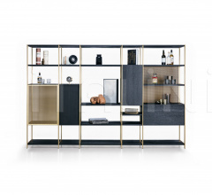 Итальянские Стеллажи - Книжный стеллаж BC 06 RooM68 Shelving Systems Итальянские Стеллажи - Книжный стеллаж BC 06 RooM68 Shelving Systems фабрика Janua