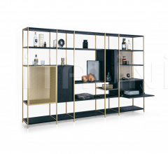 Итальянские Стеллажи - Книжный стеллаж BC 06 RooM68 Shelving Systems Итальянские Стеллажи - Книжный стеллаж BC 06 RooM68 Shelving Systems фабрика Janua