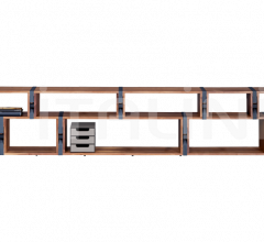 Итальянские Стеллажи - Книжный стеллаж BB 21 Strap Итальянские Стеллажи - Книжный стеллаж BB 21 Strap фабрика Janua