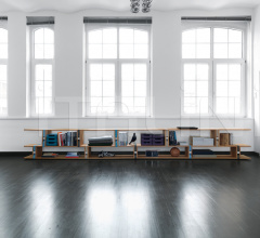 Итальянские Стеллажи - Книжный стеллаж BB 21 Strap Итальянские Стеллажи - Книжный стеллаж BB 21 Strap фабрика Janua