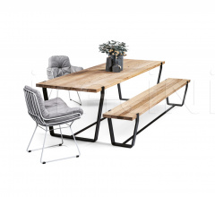 Итальянские Уличные столы - Стол обеденный BB 11 Clamp Outdoor Итальянские Уличные столы - Стол обеденный BB 11 Clamp Outdoor фабрика Janua