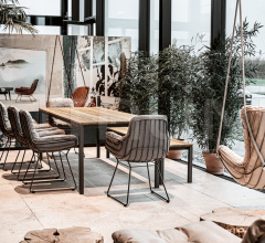 Итальянские Уличные столы - Стол обеденный S 600 Outdoor Итальянские Уличные столы - Стол обеденный S 600 Outdoor фабрика Janua