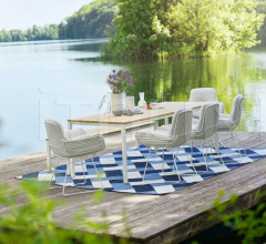 Итальянские Уличные столы - Стол обеденный S 600 Outdoor Итальянские Уличные столы - Стол обеденный S 600 Outdoor фабрика Janua