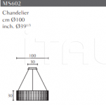 Подвесной светильник MS602 Malerba