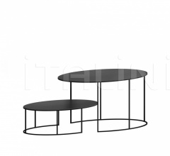 Итальянские Столики - Кофейный столик SLIM IRONY OVAL Итальянские Столики - Кофейный столик SLIM IRONY OVAL фабрика Zeus