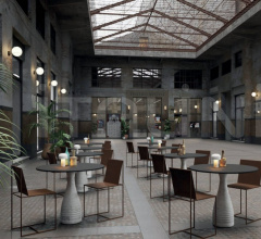 Итальянские Уличные столы - Стол обеденный PORCIN’OFF Итальянские Уличные столы - Стол обеденный PORCIN’OFF фабрика Zeus