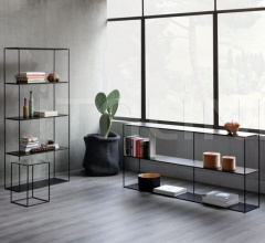 Итальянские Стеллажи - Этажерка SLIM IRONY RACK Итальянские Стеллажи - Этажерка SLIM IRONY RACK фабрика Zeus