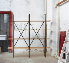 Итальянские Стеллажи - Стеллаж SLIM IRONY Итальянские Стеллажи - Стеллаж SLIM IRONY фабрика Zeus