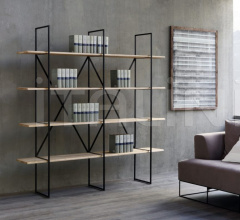 Итальянские Стеллажи - Стеллаж SLIM IRONY Итальянские Стеллажи - Стеллаж SLIM IRONY фабрика Zeus