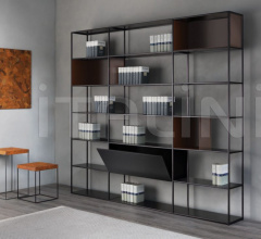 Итальянские Стеллажи - Этажерка EASY IRONY with boxes Итальянские Стеллажи - Этажерка EASY IRONY with boxes фабрика Zeus