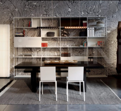 Итальянские Стеллажи - Этажерка EASY IRONY with boxes Итальянские Стеллажи - Этажерка EASY IRONY with boxes фабрика Zeus