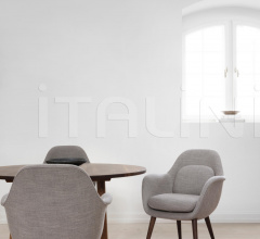 Стул с подлокотниками Swoon Chair Wood base Стул с подлокотниками Swoon Chair Wood base фабрика Fredericia