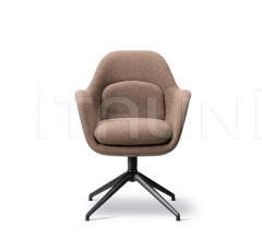 Стул с подлокотниками Swoon Chair Swivel base Стул с подлокотниками Swoon Chair Swivel base фабрика Fredericia