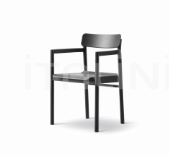 Стул с подлокотниками Post Chair - Model 3445 Стул с подлокотниками Post Chair - Model 3445 фабрика Fredericia