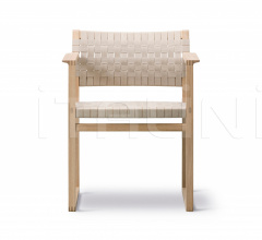 Стул с подлокотниками BM62 Armchair Linen Webbing Стул с подлокотниками BM62 Armchair Linen Webbing фабрика Fredericia
