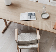 Стул с подлокотниками BM62 Armchair Linen Webbing Стул с подлокотниками BM62 Armchair Linen Webbing фабрика Fredericia