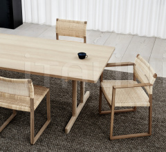 Стул с подлокотниками BM62 Armchair Cane Wicker Стул с подлокотниками BM62 Armchair Cane Wicker фабрика Fredericia