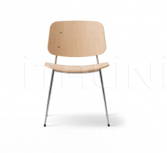 Стул Søborg metal base Стул Søborg metal base фабрика Fredericia