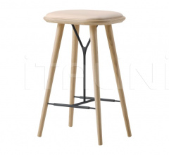Барный стул Spine Wood Base Stool Барный стул Spine Wood Base Stool фабрика Fredericia