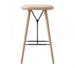 Барный стул Spine Wood Base Stool Барный стул Spine Wood Base Stool фабрика Fredericia