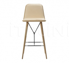 Барный стул Spine Wood Base Barstool Барный стул Spine Wood Base Barstool фабрика Fredericia