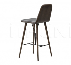Барный стул Spine Wood Base Barstool Барный стул Spine Wood Base Barstool фабрика Fredericia