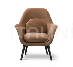 Кресло Swoon Lounge Petit Wood base Кресло Swoon Lounge Petit Wood base фабрика Fredericia