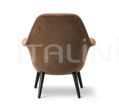 Кресло Swoon Lounge Petit Wood base Кресло Swoon Lounge Petit Wood base фабрика Fredericia