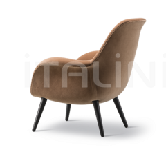 Кресло Swoon Lounge Petit Wood base Кресло Swoon Lounge Petit Wood base фабрика Fredericia