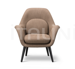 Кресло Swoon Lounge Petit Wood base Кресло Swoon Lounge Petit Wood base фабрика Fredericia