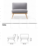 Кресло Spine Lounge Suite Chair Fredericia