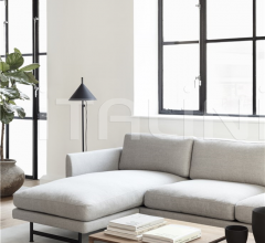 Диван Calmo 3 Seater Chaise 80 Metal Base Диван Calmo 3 Seater Chaise 80 Metal Base фабрика Fredericia