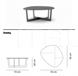 Кофейный столик Insula Table - Model 5190 Fredericia