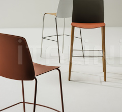 Итальянские Рестораны/Бары - Барный стул Mixu Counter stool 4 wood legs Итальянские Рестораны/Бары - Барный стул Mixu Counter stool 4 wood legs фабрика Arper