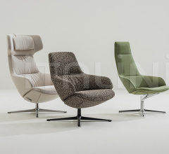 Итальянские Кресла - Кресло Aston Club 4 ways low backrest фабрика Arper