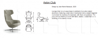 Кресло Aston Club 4 ways Arper