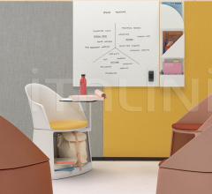 Итальянские Кабинет - Кресло Cila Go Armchair with castors фабрика Arper