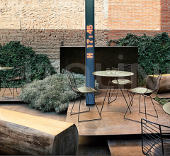 Итальянские Уличная мебель - Стул Leaf Sled Итальянские Уличная мебель - Стул Leaf Sled фабрика Arper