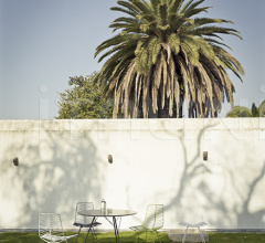 Итальянские Уличные столы - Стол обеденный Leaf H 74 Large Итальянские Уличные столы - Стол обеденный Leaf H 74 Large фабрика Arper