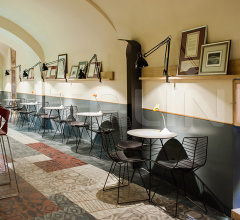 Итальянские Уличные столы - Стол обеденный Leaf H 74 Итальянские Уличные столы - Стол обеденный Leaf H 74 фабрика Arper